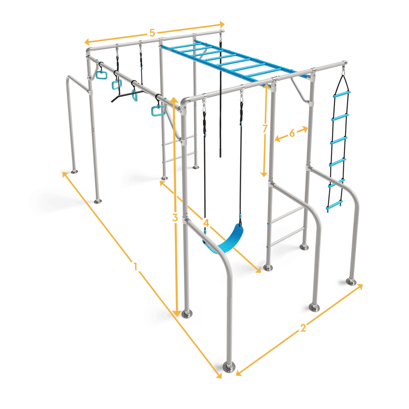 THE LARGE dimensions diagram