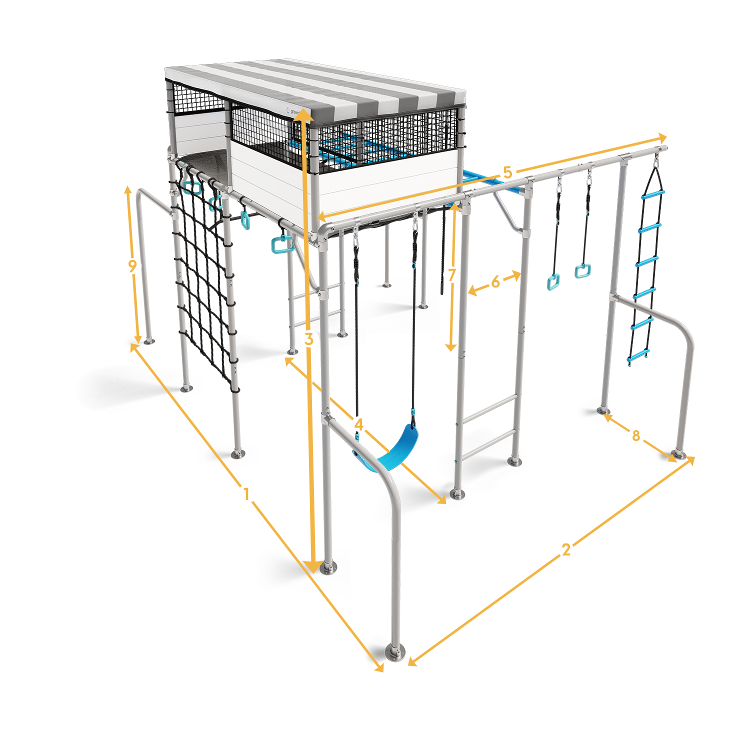 XL CUBBY dimensions diagram
